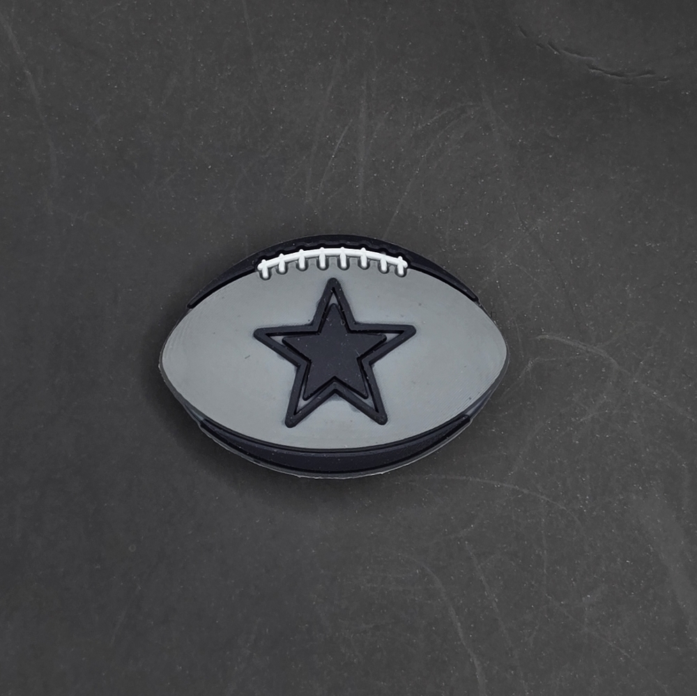 (5/$15) NFL Cowboys Croc Charm